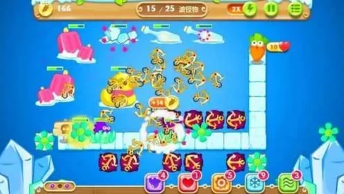 保卫萝卜2第73关攻略　保卫萝卜2第73关攻略水晶萝卜攻略视频教程