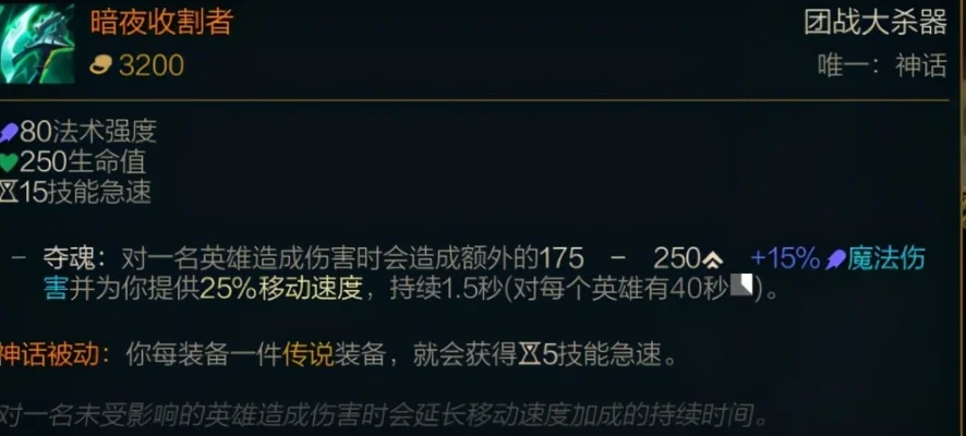 暗夜收割者哪些英雄出，暗夜收割者被动什么意思