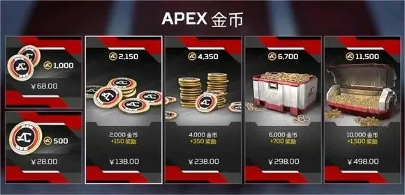 《Apex英雄》金币充值技巧：会员折扣+活动福利+省钱攻略